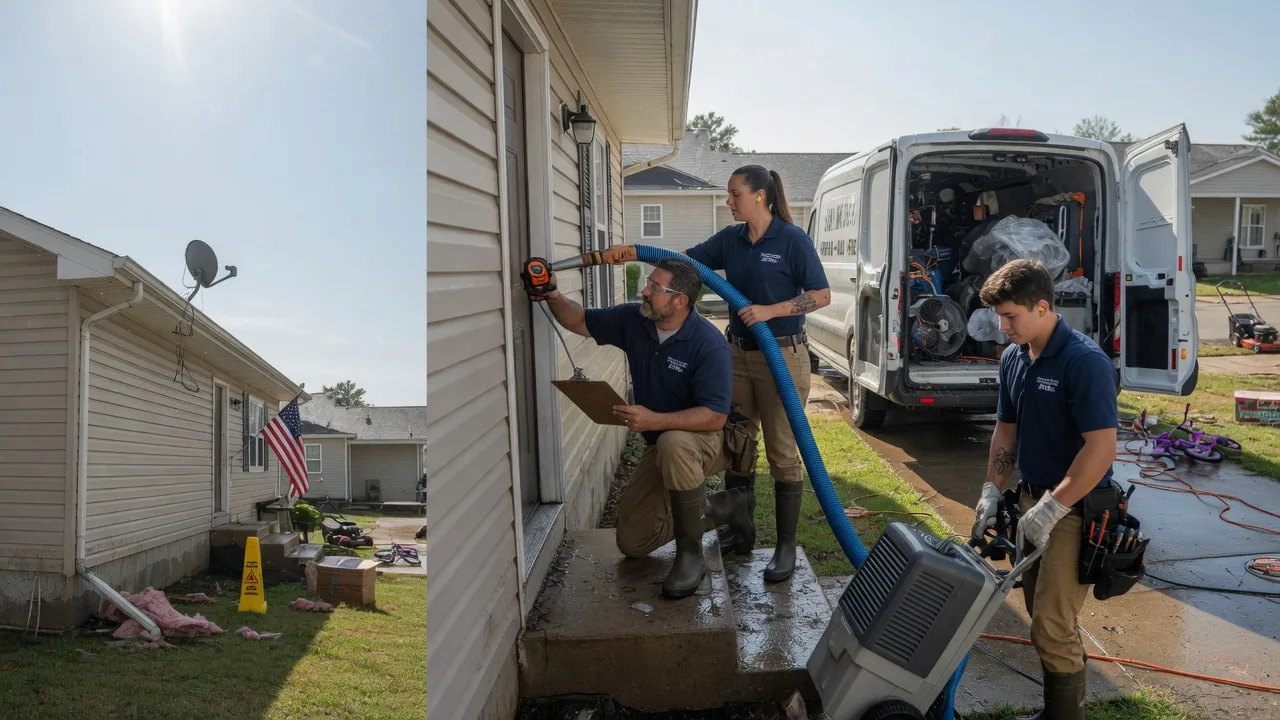 Ceiling Water Damage Restoration in Herington, KS near me